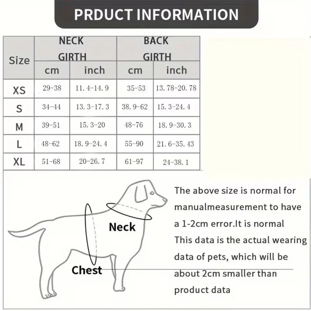 NIB-MED Reflective Dog Service Harness Adjustable Soft Pet Vest-Harness